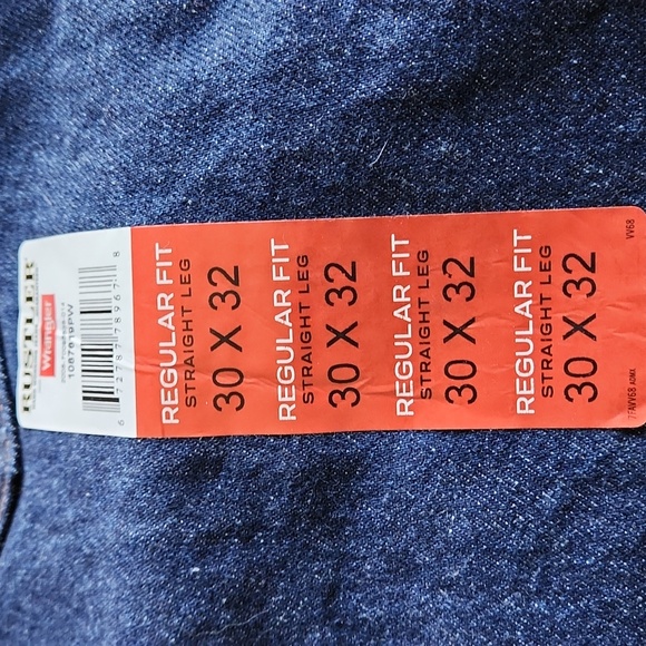 2- Pair Wrangler Rustler Heavyweight Jeans - Picture 4 of 6